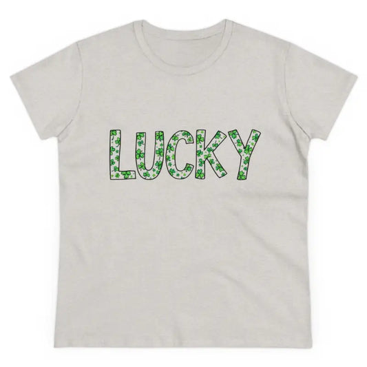 Women Lucky Shamrock Tee for St Patrick Day Celebration - Ocean State Styles