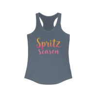 Women Spritz Season Racerback Tank Top for Summer Fun - Ocean State Styles