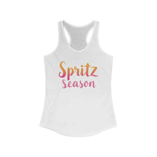 Women Spritz Season Racerback Tank Top for Summer Fun - Ocean State Styles