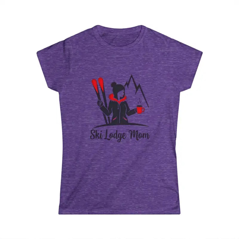 Women Ski Lodge Mom T Shirt for Winter Fun - Ocean State Styles