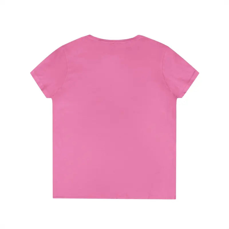 Women V Neck Love Tee Casual Style in Pink Gray Salmon - Ocean State Styles