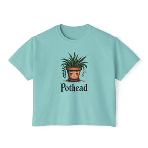 Women's Boxy T Shirt with Cute Planter Graphic Tee - Ocean State Styles