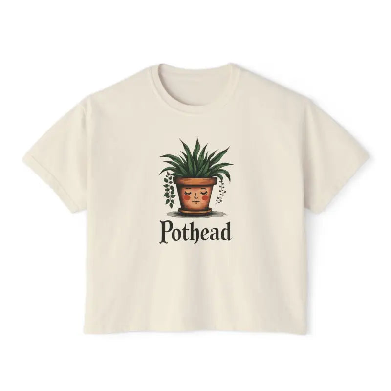 Women's Boxy T Shirt with Cute Planter Graphic Tee - Ocean State Styles