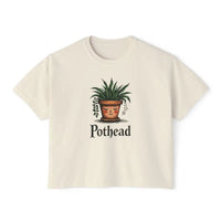 Women's Boxy T Shirt with Cute Planter Graphic Tee - Ocean State Styles