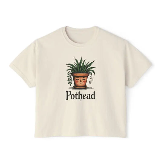 Women's Boxy T Shirt with Cute Planter Graphic Tee - Ocean State Styles