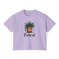 Women's Boxy T Shirt with Cute Planter Graphic Tee - Ocean State Styles