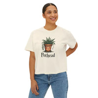 Women's Boxy T Shirt with Cute Planter Graphic Tee - Ocean State Styles