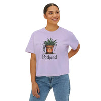 Women's Boxy T Shirt with Cute Planter Graphic Tee - Ocean State Styles