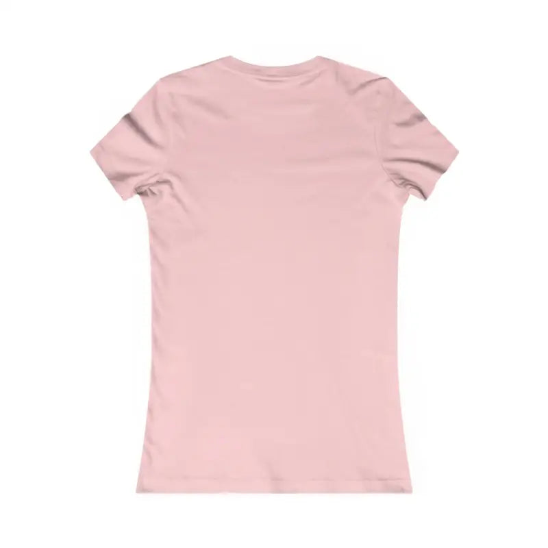 Light pink women’s slim-fit short-sleeve floral T-shirt from Women’s Floral Flower Power Print collection