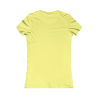Light yellow women’s T-shirt with floral print from Women’s Floral Flower Power collection