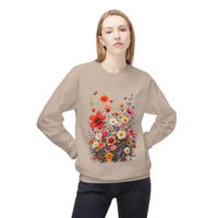 Women's Floral Sweatshirt Softstyle Fleece Crewneck - Ocean State Styles