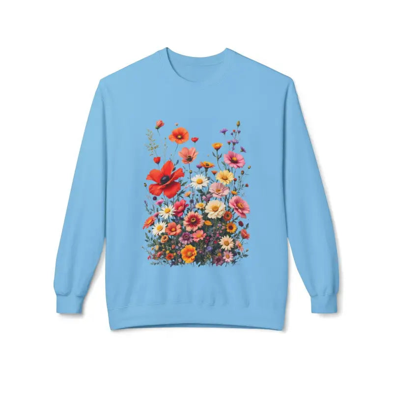 Women's Floral Sweatshirt Softstyle Fleece Crewneck - Ocean State Styles