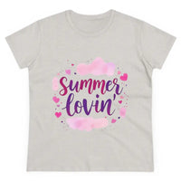 Women's Gray Summer Lovin Cotton Tee Casual Shirt - Ocean State Styles