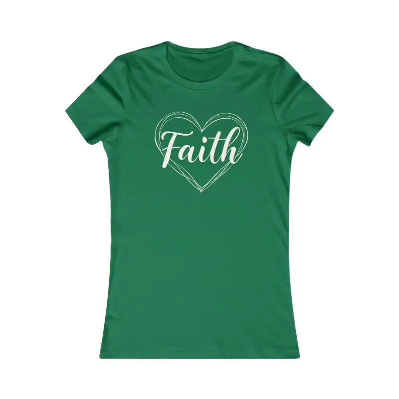 Women's Heart of Faith T Shirt in Pink Gray and Green - Ocean State Styles