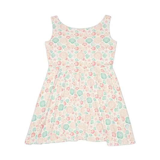 Women's Sleeveless Seashell Skater Dress - Ocean State Styles
