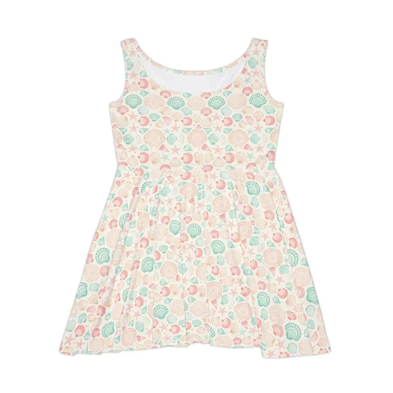 Women's Sleeveless Seashell Skater Dress - Ocean State Styles