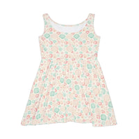 Women's Sleeveless Seashell Skater Dress - Ocean State Styles