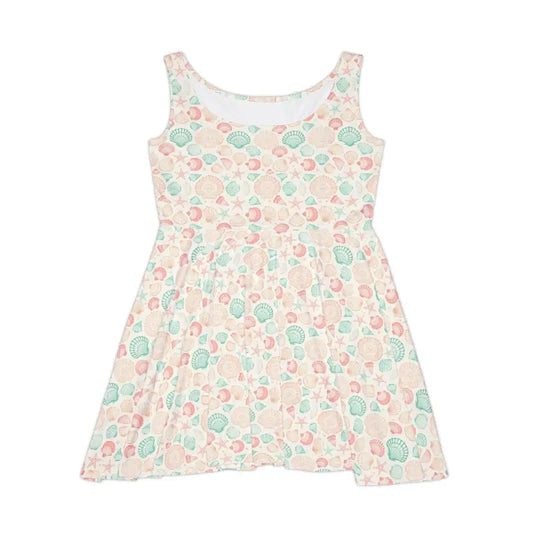 Women's Sleeveless Seashell Skater Dress - Ocean State Styles