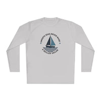 Yellow Long Sleeve Shirt With Sailboat Graphic For Active Lifestyle - Ocean State Styles