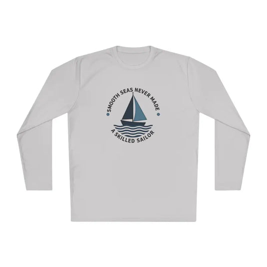 Yellow Long Sleeve Shirt With Sailboat Graphic For Active Lifestyle - Ocean State Styles