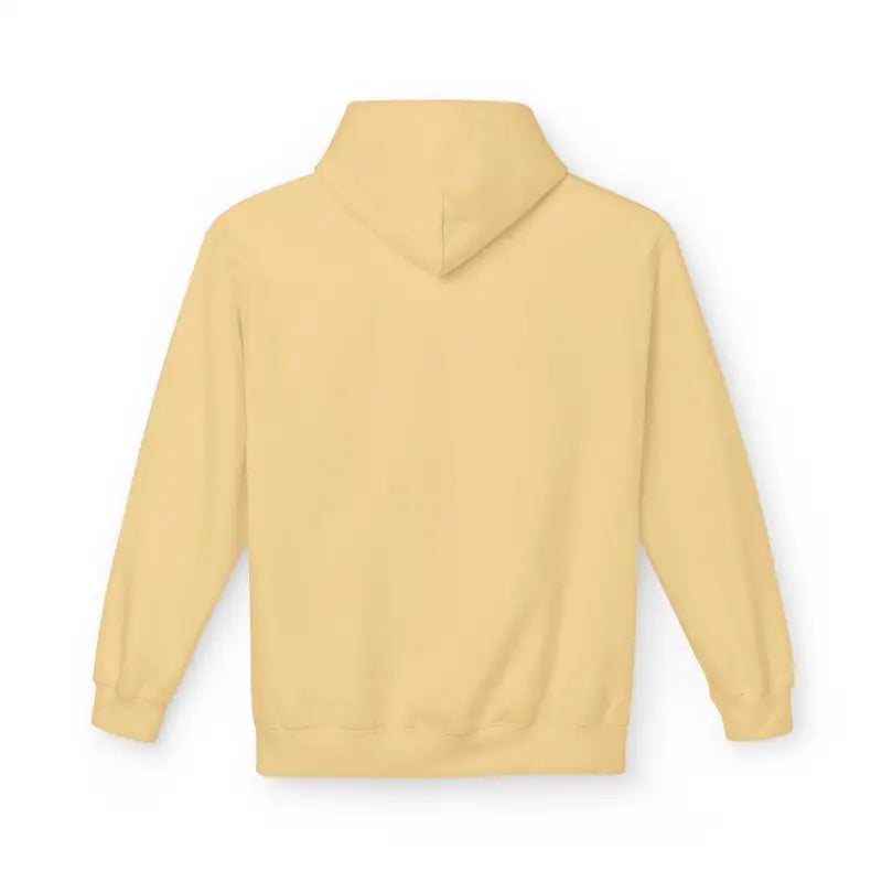 Mustard yellow pullover hoodie with sunset sails sailboat design
