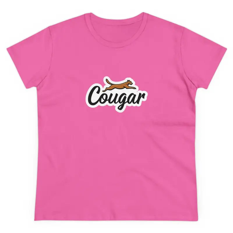 Youre A Cougar Womens Midweight Cotton Tee Shirt For Comfort - Ocean State Styles