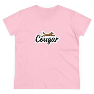 Youre A Cougar Womens Midweight Cotton Tee Shirt For Comfort - Ocean State Styles