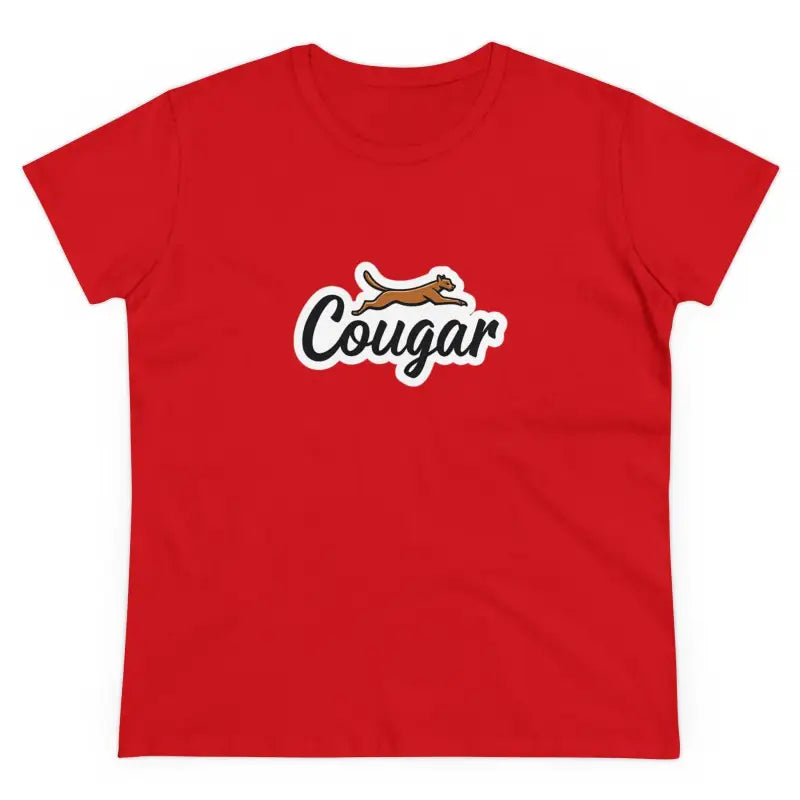 Youre A Cougar Womens Midweight Cotton Tee Shirt For Comfort - Ocean State Styles