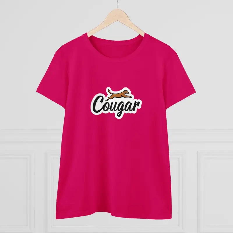 Youre A Cougar Womens Midweight Cotton Tee Shirt For Comfort - Ocean State Styles