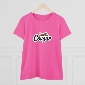 Youre A Cougar Womens Midweight Cotton Tee Shirt For Comfort - Ocean State Styles