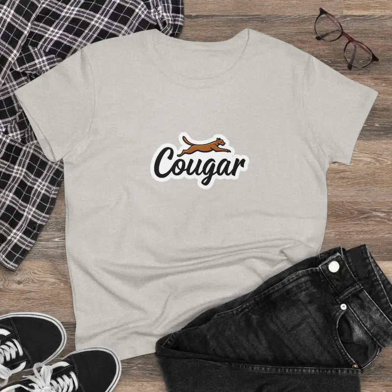 Youre A Cougar Womens Midweight Cotton Tee Shirt For Comfort - Ocean State Styles