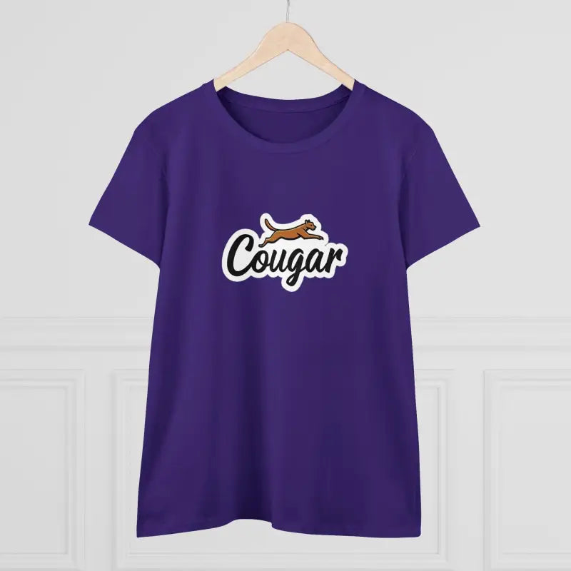 Youre A Cougar Womens Midweight Cotton Tee Shirt For Comfort - Ocean State Styles
