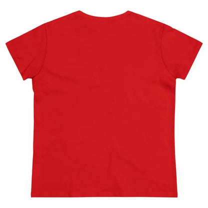 Red short-sleeved Youre A Cougar Women’s Midweight Cotton Tee Shirt displayed product image