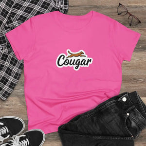 Youre A Cougar Womens Midweight Cotton Tee Shirt For Comfort - Ocean State Styles