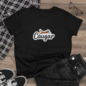 Youre A Cougar Womens Midweight Cotton Tee Shirt For Comfort - Ocean State Styles