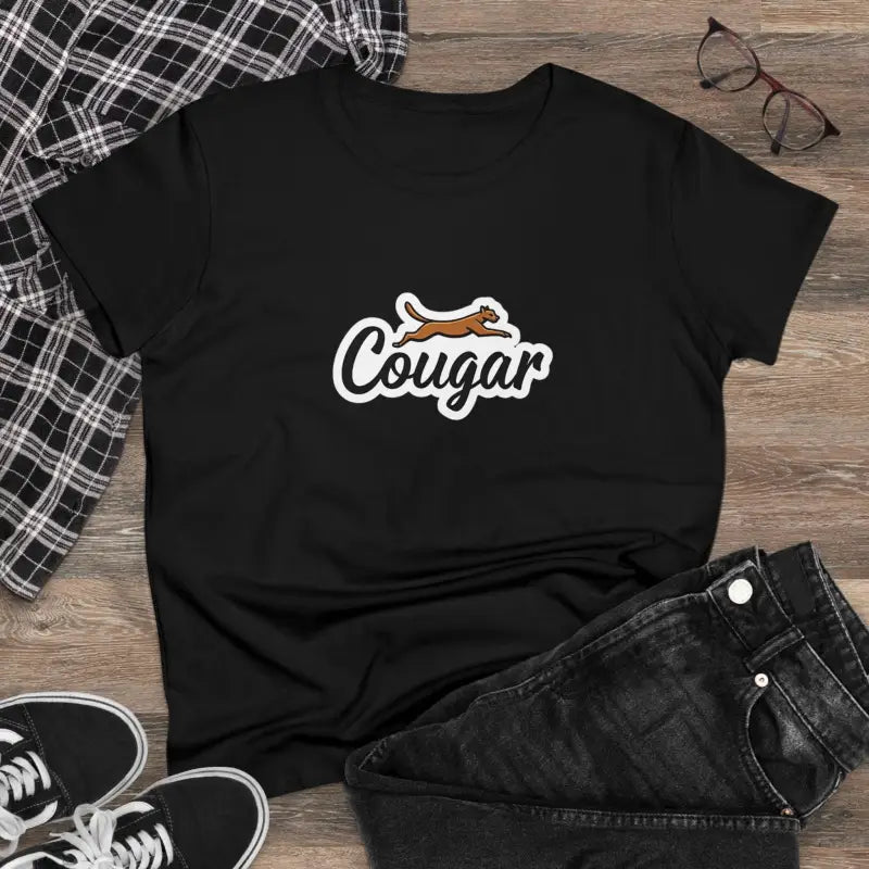 Youre A Cougar Womens Midweight Cotton Tee Shirt For Comfort - Ocean State Styles
