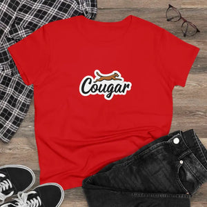 Youre A Cougar Womens Midweight Cotton Tee Shirt For Comfort - Ocean State Styles