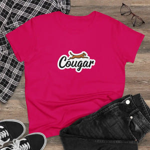 Youre A Cougar Womens Midweight Cotton Tee Shirt For Comfort - Ocean State Styles