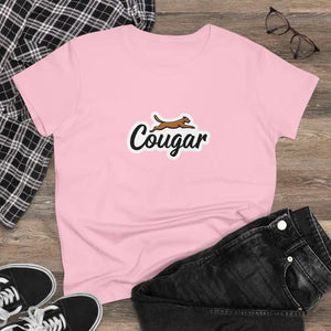 Youre A Cougar Womens Midweight Cotton Tee Shirt For Comfort - Ocean State Styles