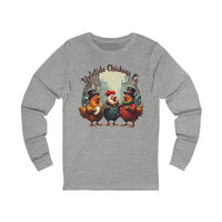 Yuletide Chicken Co Long Sleeve Shirt for Holiday Cheer Unisex Tee - Ocean State Styles