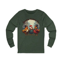 Yuletide Chicken Co Long Sleeve Shirt for Holiday Cheer Unisex Tee - Ocean State Styles