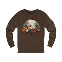 Yuletide Chicken Co Long Sleeve Shirt for Holiday Cheer Unisex Tee - Ocean State Styles