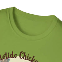 Yuletide Chicken Co T-Shirt with Cartoon Chickens Design - Ocean State Styles