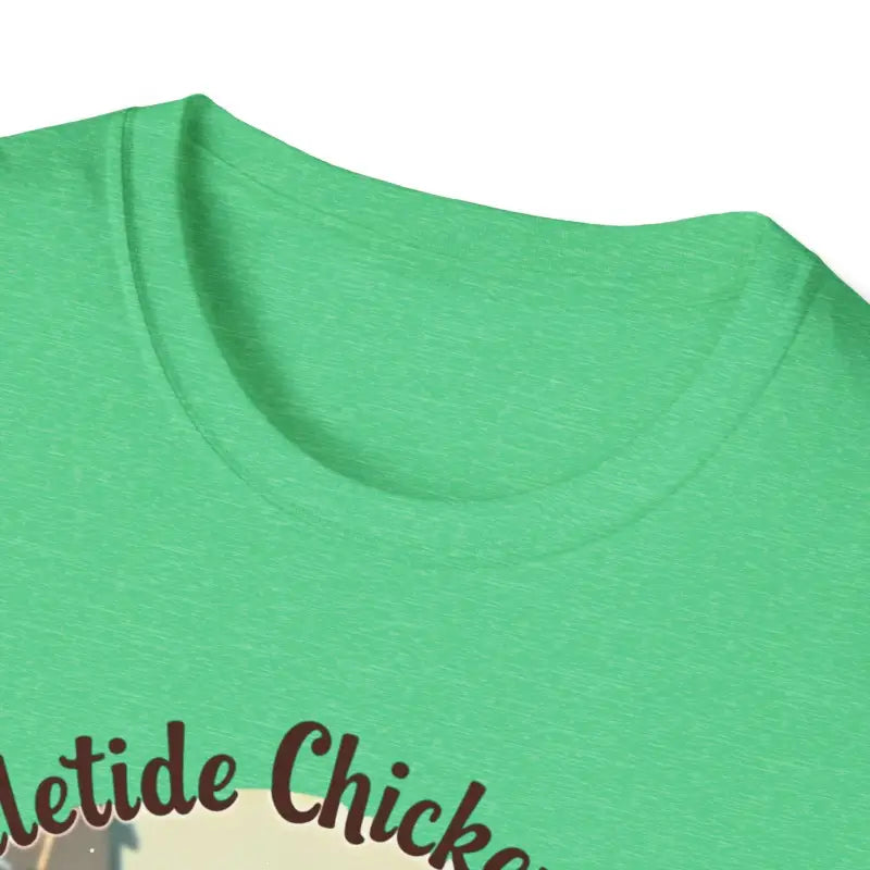Yuletide Chicken Co T-Shirt with Cartoon Chickens Design - Ocean State Styles