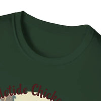 Yuletide Chicken Co T-Shirt with Cartoon Chickens Design - Ocean State Styles