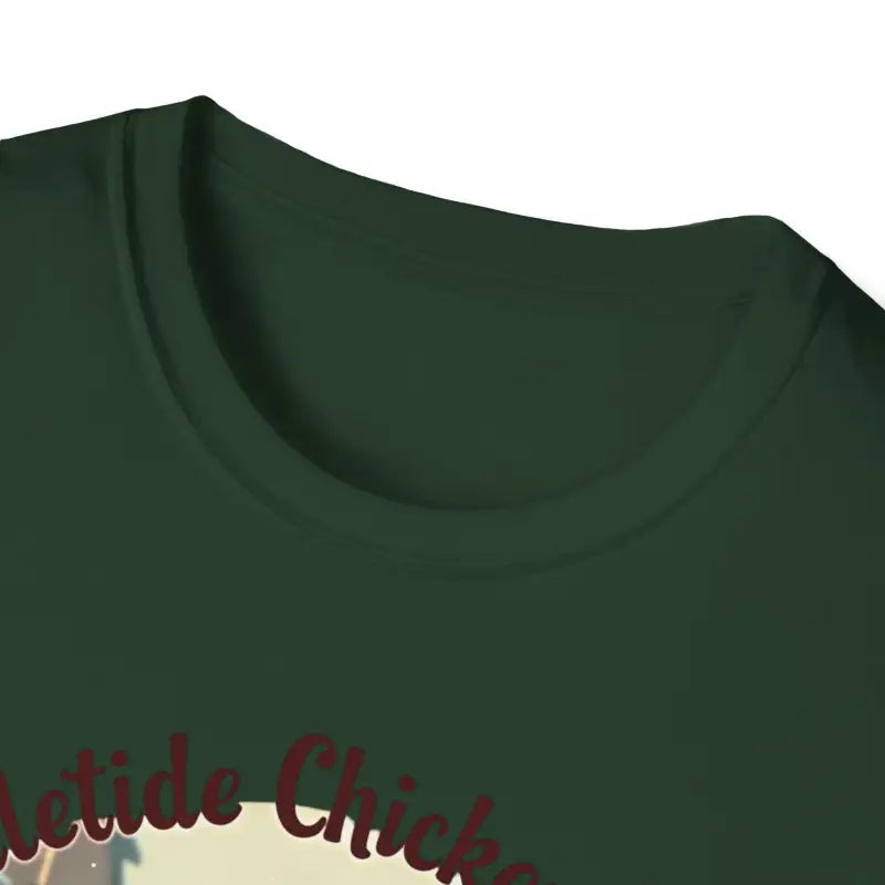 Yuletide Chicken Co T-Shirt with Cartoon Chickens Design - Ocean State Styles