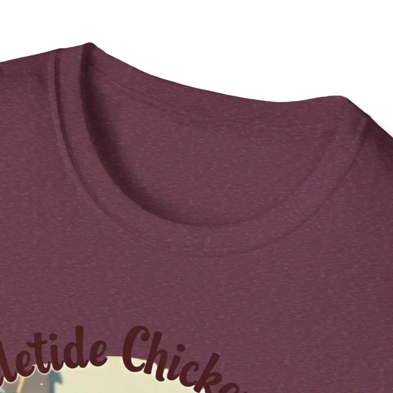 Yuletide Chicken Co T-Shirt with Cartoon Chickens Design - Ocean State Styles