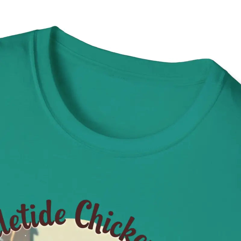 Yuletide Chicken Co T-Shirt with Cartoon Chickens Design - Ocean State Styles