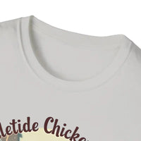 Yuletide Chicken Co T-Shirt with Cartoon Chickens Design - Ocean State Styles